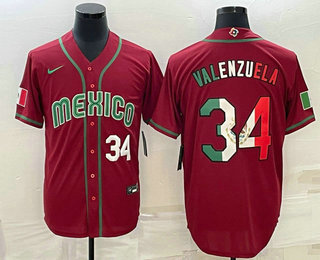 Mens Mexico Baseball #34 Fernando Valenzuela Number 2023 Red Blue World Baseball Classic Stitched Jersey,We sell and wholesale Mens Mexico Baseball #34 Fernando Valenzuela Number 2023 Red Blue World Baseball Classic Stitched Jersey on line form chian!